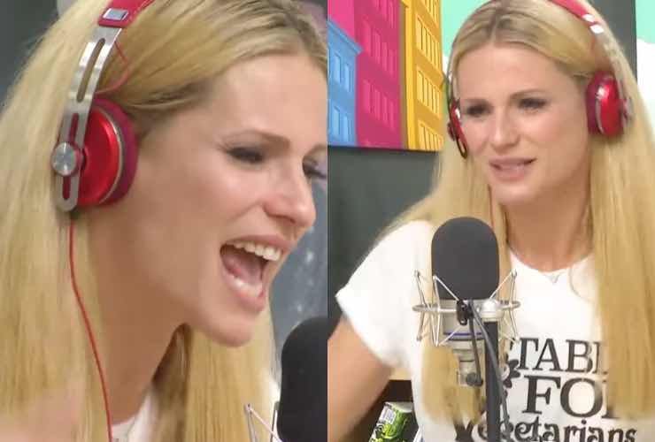 michelle hunziker intervista radio