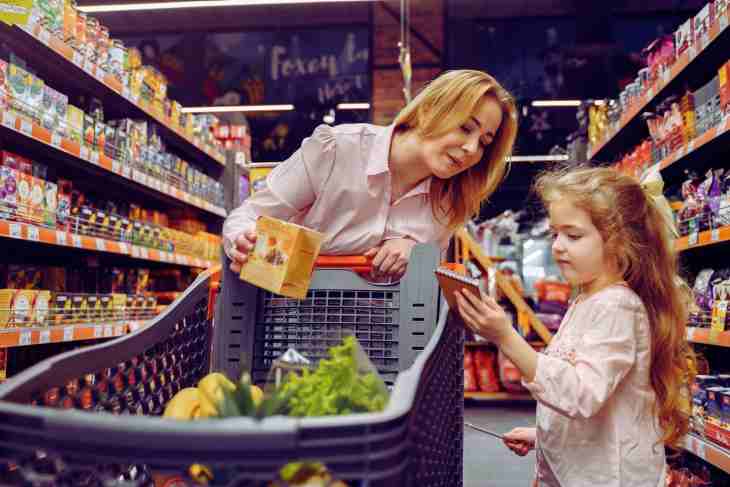 famiglia supermercato