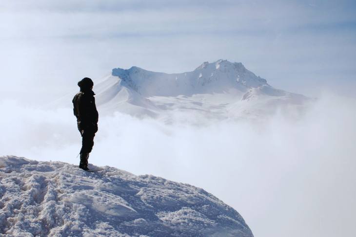 montagna uomo