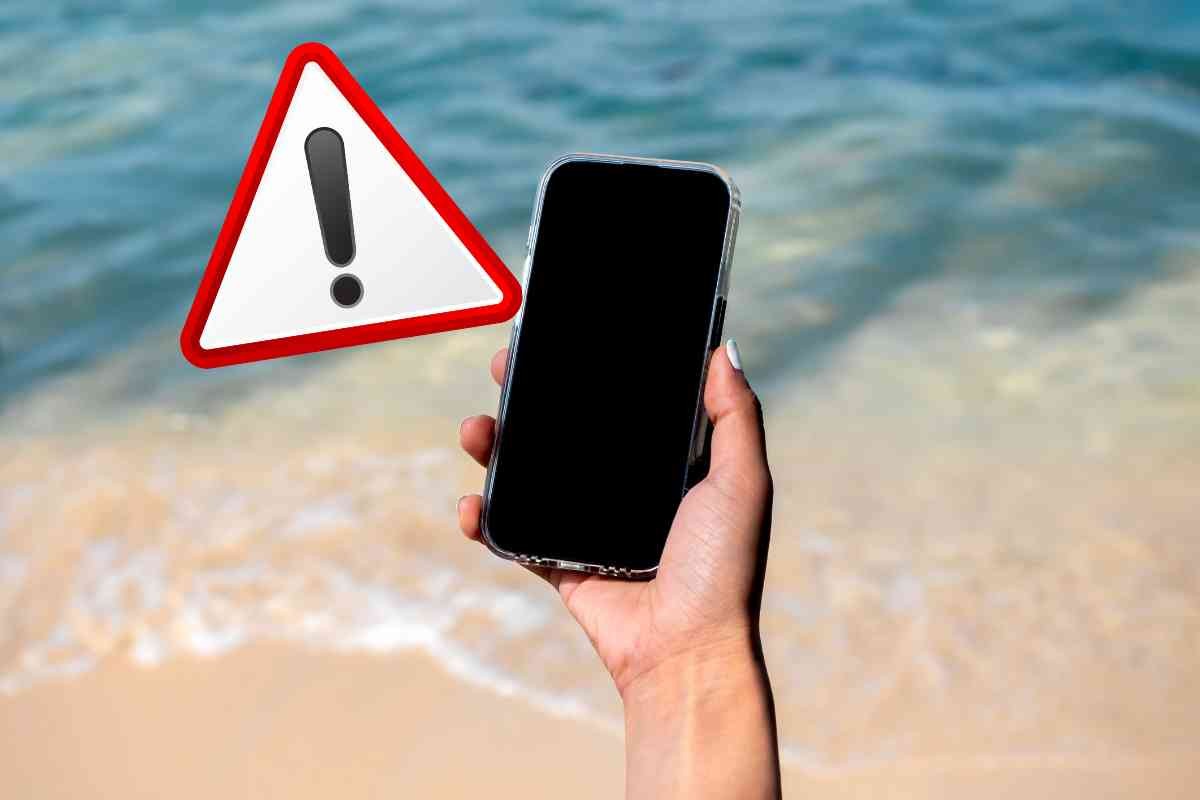 consigli per non rovinare il cellulare in spiaggia